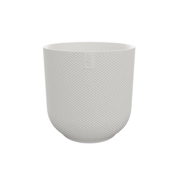 Topf Jazz Weiß – Blumentopf Rund – Dekorativer Pflanztopf für Zimmerpflanzen & Outdoor – D19 x H18 – Plant