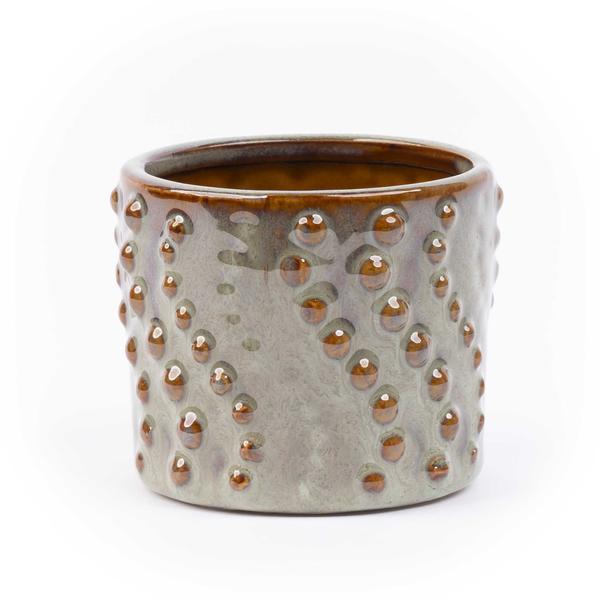 Topfset Madrid – 6 – teilig – Keramiktöpfe Ø7,2cm x H6,3cm – Mini – Pflanztöpfe mit einzigartigen Mustern – Boho & Modern – Plant
