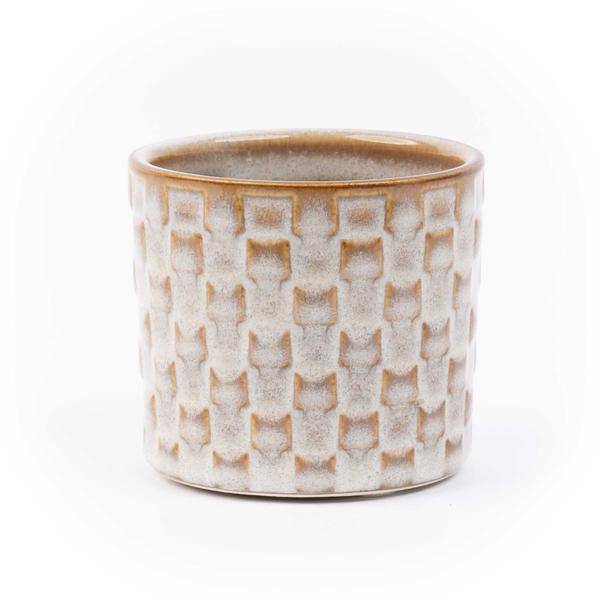 Topfset Madrid – 6 – teilig – Keramiktöpfe Ø7,2cm x H6,3cm – Mini – Pflanztöpfe mit einzigartigen Mustern – Boho & Modern – Plant