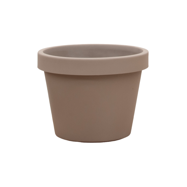 Topf Lira Tortora – Ø75cm x 68cm hoch – Moderner Pflanztopf in elegantem Tortora – Robust & vielseitig für Garten & Innenbereich – Plant