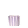 Ziertopf Painted Stripe – Flieder – Ø6cm – Pflanzentopf aus Keramik – Dekotopf mit Streifenmuster – Plant