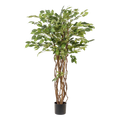 Ficus Liana – Künstliche Zimmerpflanze – ↕140cm – Realistische Stiefmütterchen – Pflanze – Dekoration für Wohnzimmer, Flur & Wintergarten – Plant