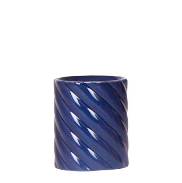 Candy Dekotopf – Hoch – Blau – Ø6cm – Keramik Übertopf in Pastellblau – Stilvoller Blumentopf für Mini – Orchideen & Zimmerpflanzen – Pflanzentopf – Plant