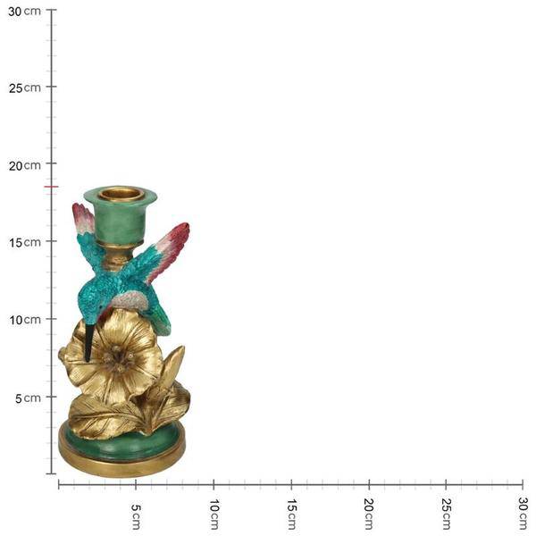 Kerzenständer Kolibri – 17cm – Kompakter Vogel – Kerzenhalter – Verspieltes Design für Tisch & Regal – Plant