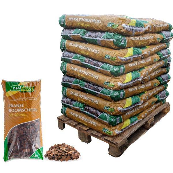Premium Baumrinde 30-40mm Culvita Französische Seekiefer – hochwertiges Produkt für Pflanzen, Garten, Zuhause, Dekoration & moderne Einrichtung – Plant