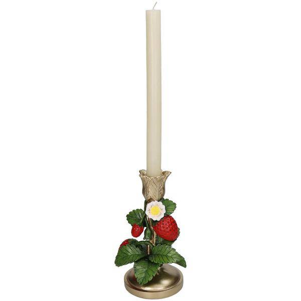 Kerzenständer Deko Rot ↕20cm – dekorativer Kerzenhalter, Tischdeko & Wohnaccessoire für Zuhause – Plant