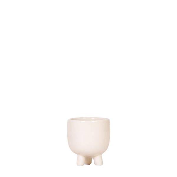 Gummitopf – Travertin – Ø9cm – Keramik Blumentopf in Natursteinoptik – Ziertopf für Zimmerpflanzen, Sukkulenten & Orchideen – Stilvolle Wohnraumdeko – Plant