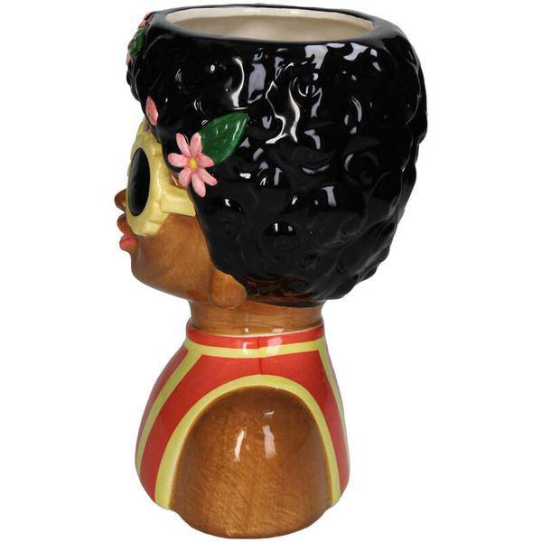 Vase – Jenny – Damenfigur aus Dolomit – 22cm hoch – Skulpturale Dekovase – Künstlerisches Wohnaccessoire – Für Trockenblumen & als Dekoobjekt – Plant