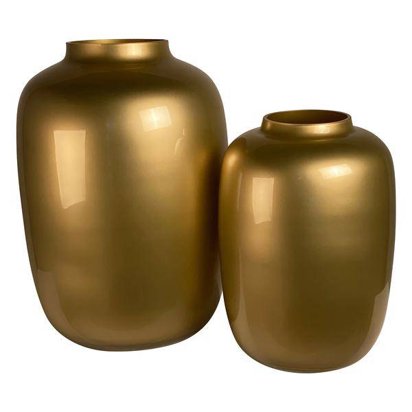 Kerzenständer Deko Gold Glas ↕35cm – dekorativer Kerzenhalter, Tischdeko & Wohnaccessoire für Zuhause – Plant