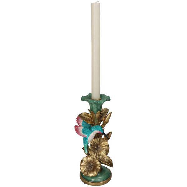 Kerzenständer Kolibri – 26 cm – Detaillierter Kerzenhalter Vogel-Design – Bunte Tischdekoration – Plant