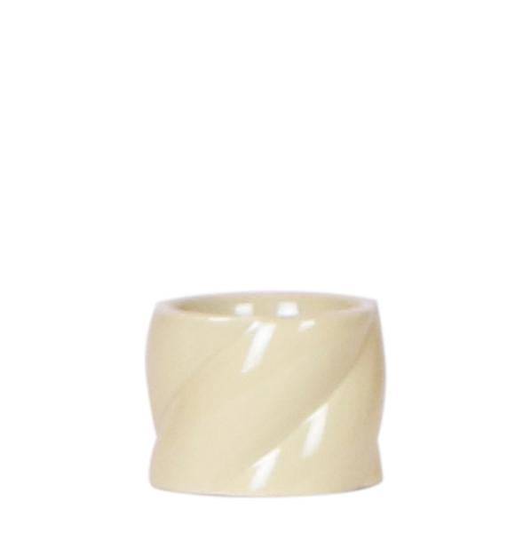 Dekotopf Candy – Grün – Ø6cm – Farbiger Keramik Blumentopf in glänzender Optik – Runde Form – Für Mini-Pflanzen & Orchideen – Plant