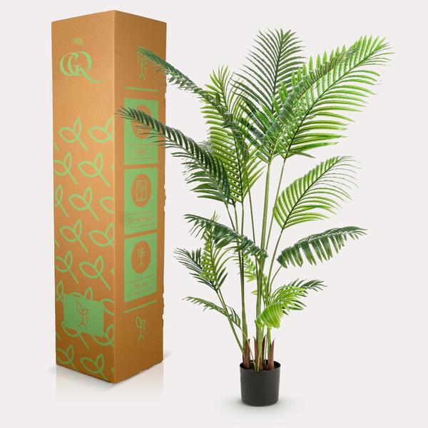 Kunstpalme Howea forsteriana – 160cm – Realistische Kentia – Palme – Pflegefrei – Hypoallergen – Für Wohnzimmer, Büro & Wintergarten – Highlight – Plant