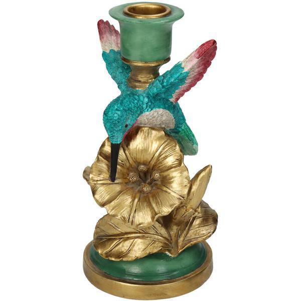 Kerzenständer Kolibri – 17cm – Kompakter Vogel – Kerzenhalter – Verspieltes Design für Tisch & Regal – Plant