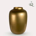 Kerzenständer Deko Gold Glas ↕35cm – dekorativer Kerzenhalter, Tischdeko & Wohnaccessoire für Zuhause – Plant