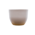 Pflanztopf Eggy – Taupé – D55cm x H43cm – Blumentopf in Ei – Form – Mit Wasserablauf – Für Innen – & Außenbereiche – Dekotopf für Zimmer – Plant