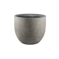 Pflanztopf Grigio New Egg – Natürlicher Beton – D55cm x H46cm – Großer Blumentopf in Betonoptik – Für Innen & überdachte Außenbereiche – Plant
