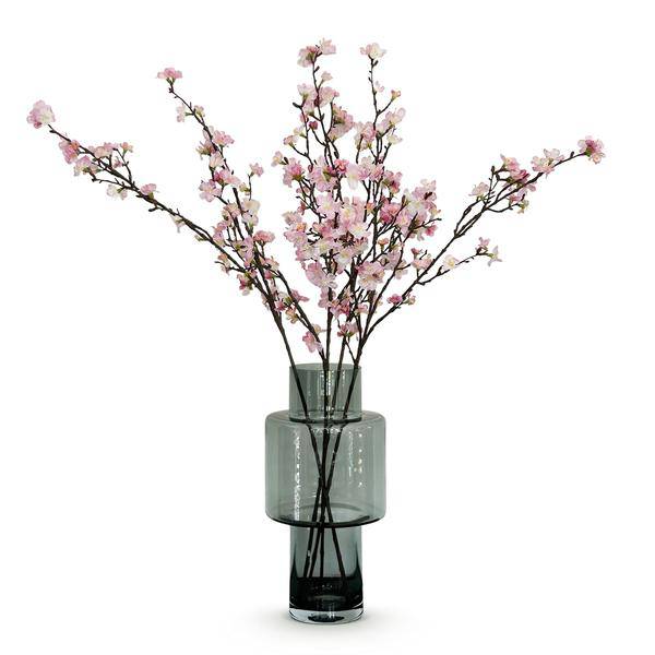 Künstliche Japanische Kirschblüten Zweige Rosa 95cm 4er Set Realistische Sakura Kunstblumen Deko Für Vase Wohnzimmer Tischdeko Hochzeit & Event – Plant