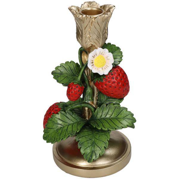 Kerzenständer Deko Rot ↕20cm – dekorativer Kerzenhalter, Tischdeko & Wohnaccessoire für Zuhause – Plant