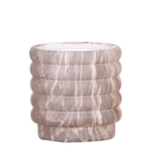 Marmor – Topf Dunkel – Ø9cm – Keramik Blumentopf mit edler Marmoroptik – Dekotopf für kleine Zimmerpflanzen, Sukkulenten & Kräuter – Zeitlos & modern – Plant