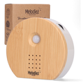 Melodiez Spieluhr Holz – Melody Nature Box mit Bewegungsmelder – Naturklänge wie Vogelgezwitscher, Meeresrauschen & Dschungel – Plant