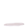 Wolkenteller Ovales Tablett – Weiß – Ø30cm – Dekotablett aus Metall für Orchideen, Pflanzensets & Wohnaccessoires – Modernes Deko – Plant