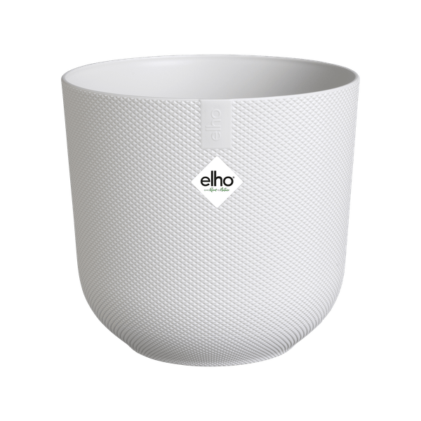 Topf Jazz Weiß – Blumentopf Rund – Dekorativer Pflanztopf für Zimmerpflanzen & Outdoor – D19 x H18 – Plant