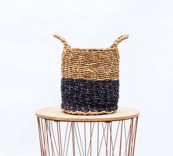Korb Vic – 30cmx27cm – Moderner Aufbewahrungskorb – Vielseitig & Robust – Für Pflanzen, Haushalt & Dekoration – Naturmaterialien – Plant