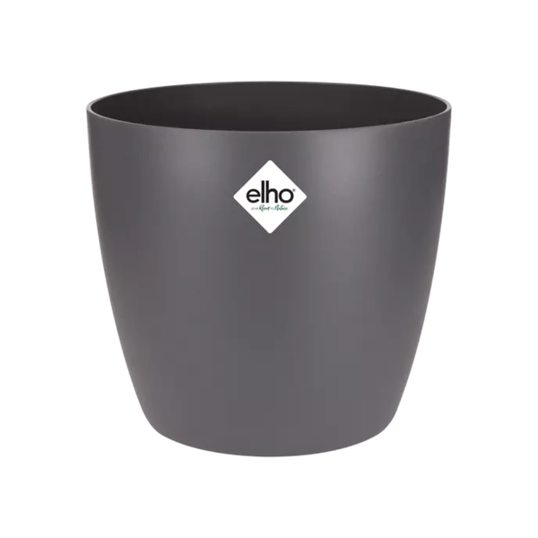 Pflanztopf Brüssel Rund Anthrazit Ø25cm – hochwertiges Produkt für Pflanzen, Garten, Zuhause, Dekoration & moderne Einrichtung – Plant