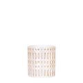 Dekotopf Mosaik – Ø6cm – Blumentopf mit goldenen Mosaikdetails – Stilvoller Mini Pflanztopf für Sukkulenten & kleine Pflanzen – Plant
