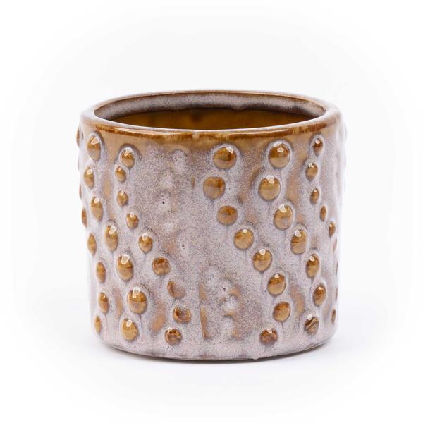 Topfset Madrid – 6 – teilig – Keramiktöpfe Ø7,2cm x H6,3cm – Mini – Pflanztöpfe mit einzigartigen Mustern – Boho & Modern – Plant