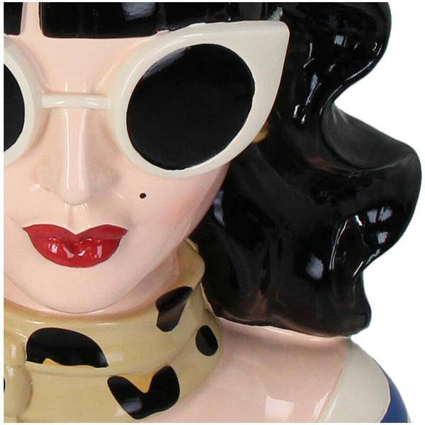 Kerzenständer Deko Polyresin ↕29cm – dekorativer Kerzenhalter, Tischdeko & Wohnaccessoire für Zuhause – Plant