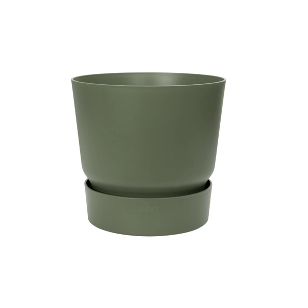 Greenville Pflanztopf Grün – D30 x H28 – Blumentopf für Innen & Außen – Elegantes Pflanzgefäß – Übertopf für Zimmerpflanzen, Balkon & Terrasse – Plant