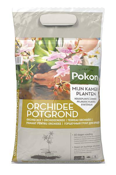 Orchideenerde 5L – Spezielle Blumenerde für Orchideen – Luftige Mischung mit Rinde & Kokosfasern – Optimale Drainage & gesundes Wurzelwachstum – Plant