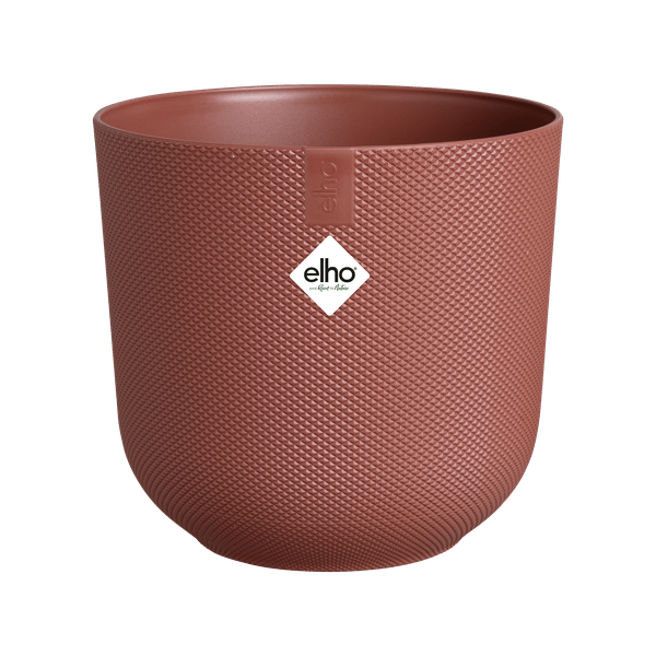 Jazz Pflanztopf Rot – D23 x H21 – Blumentopf für Innen & Außen – Eleganter runder Pflanzkübel – Dekorativer Übertopf für Zimmer – & Gartenpflanzen – Plant