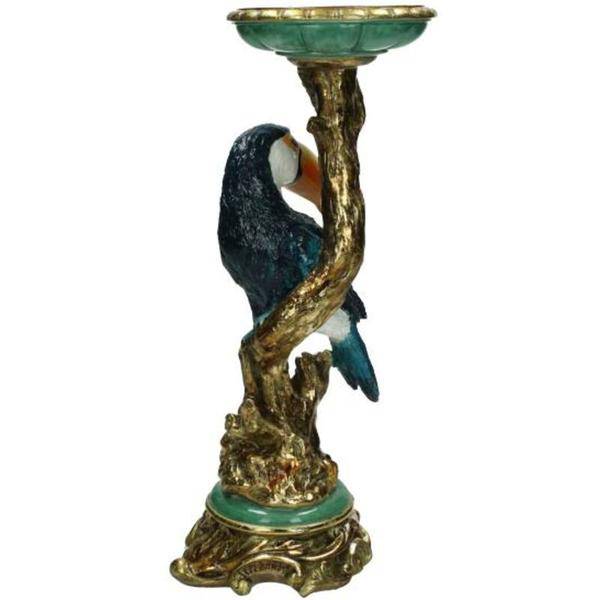 Kerzenständer Tukan – Bunter Kerzenhalter – 30cm – Tropisches Design – Indoor & Outdoor – Plant