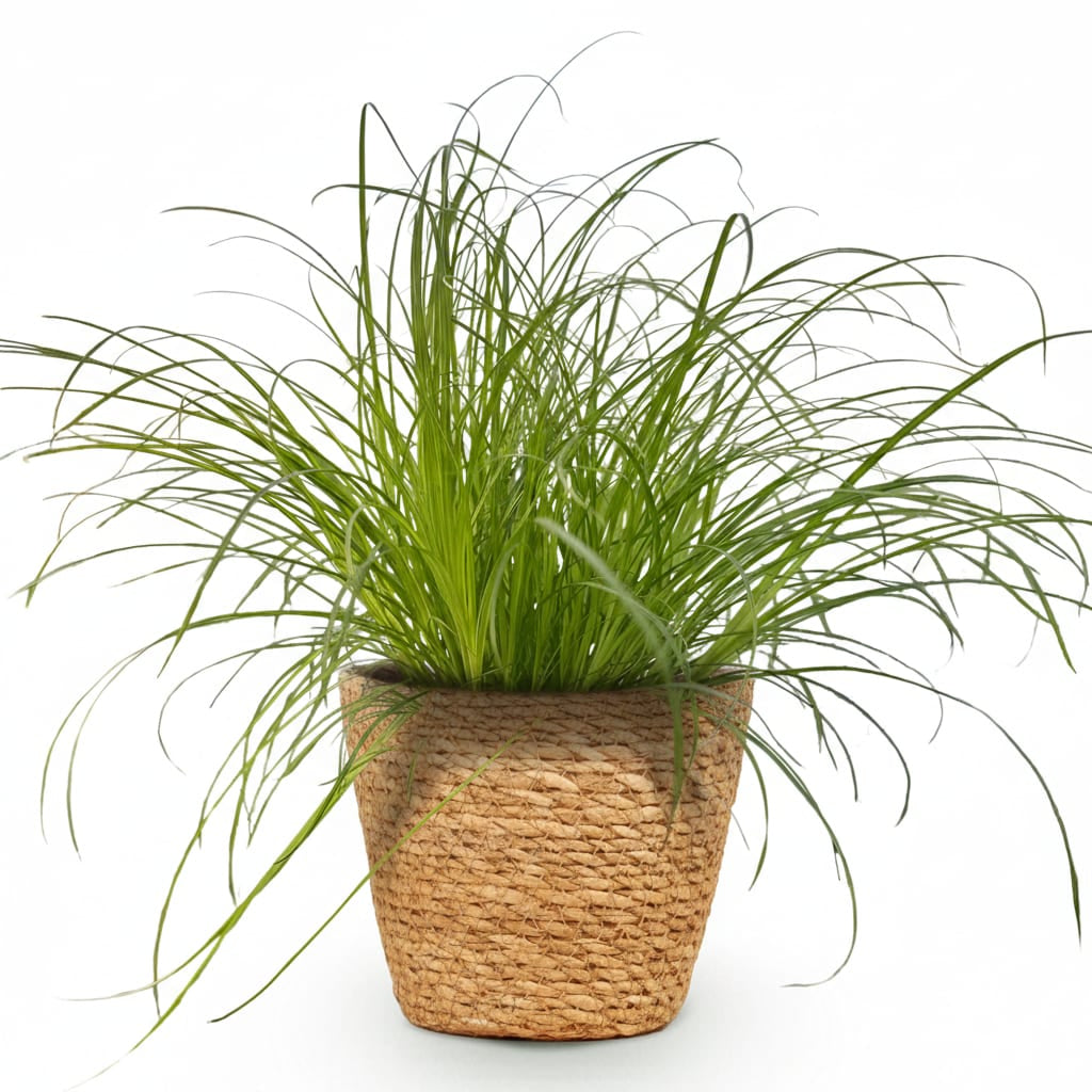 Cyperus Alternifolius Zumula Katzenpflanze – Zimmerpflanze im Korb Ø12cm Höhe20cm – Haustierfreundliche Grünpflanze – Pflegeleicht